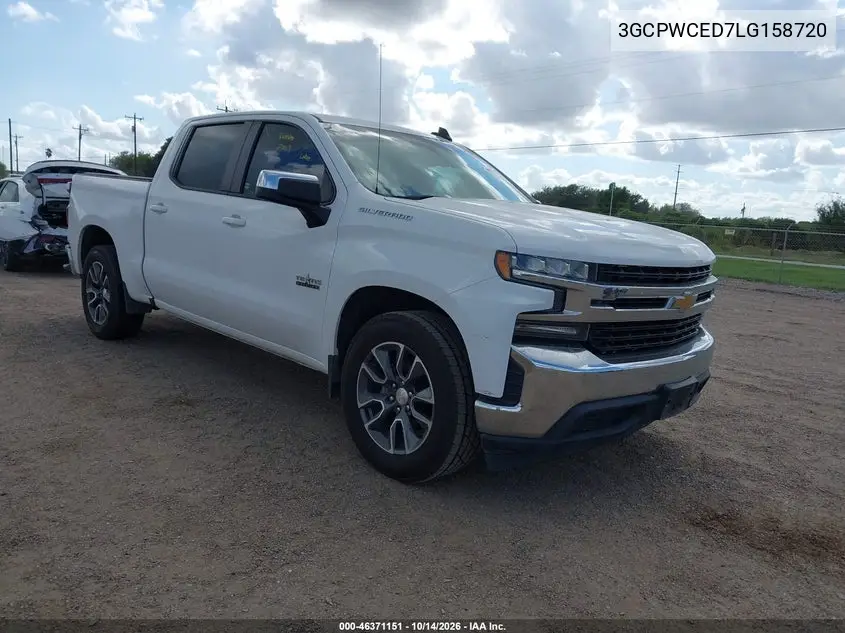 3GCPWCED7LG158720 — 2020 Chevrolet Silverado, фото 2 с аукциона IAAI, Левый бок