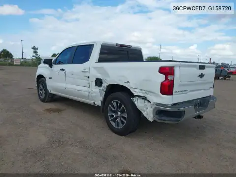 3GCPWCED7LG158720 — 2020 Chevrolet Silverado, фото 4 с аукциона IAAI, Левый бок