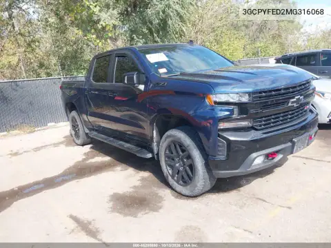 3GCPYFED2MG316068 — 2021 Chevrolet Silverado, Сзади, фото до ремонта