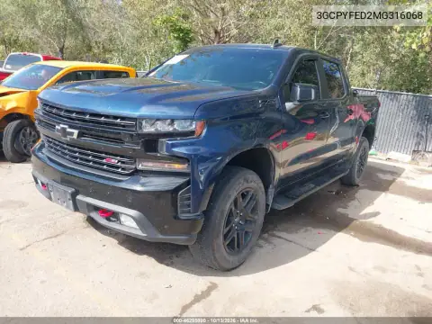 3GCPYFED2MG316068 — 2021 Chevrolet Silverado, фото 3 с аукциона IAAI, Задняя часть
