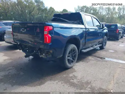 3GCPYFED2MG316068 — 2021 Chevrolet Silverado, фото 5 с аукциона IAAI, Задняя часть