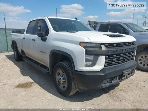 1GC1YLEY9MF296622 — 2021 Chevrolet Silverado, Передний левый, фото до ремонта