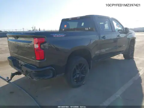1GCPYFED1MZ397421 — 2021 Chevrolet Silverado, фото 5 с аукциона IAAI, Передняя часть