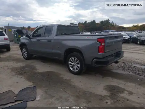 1GCRYBEK4MZ328366 — 2021 Chevrolet Silverado, фото 4 с аукциона IAAI, Передняя часть
