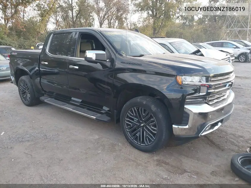 2022 Chevrolet Silverado 1500 Ltd 4Wd Short Bed Ltz VIN 1GCUYGED3NZ186019 фото 1