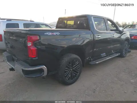 2022 Chevrolet Silverado 1500 Ltd 4Wd Short Bed Ltz VIN 1GCUYGED3NZ186019 фото 4