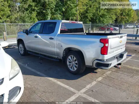 3GCPWBEK4NG181707 — 2022 Chevrolet Silverado, фото 4 с аукциона IAAI, Правый бок