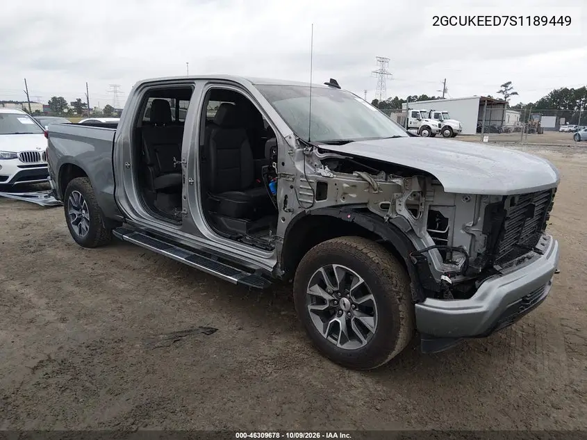 2025 Chevrolet Silverado 1500 4Wd Short Bed Rst VIN 2GCUKEED7S1189449 фото 2