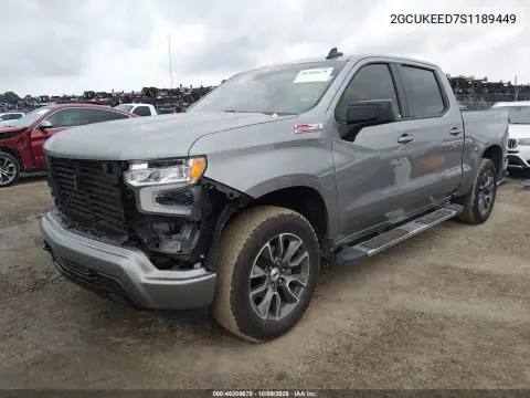 2025 Chevrolet Silverado 1500 4Wd Short Bed Rst VIN 2GCUKEED7S1189449 фото 3
