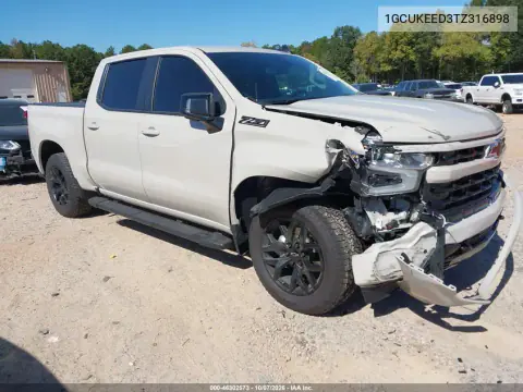 1GCUKEED3TZ316898 — 2026 Chevrolet Silverado, Передняя часть, фото до ремонта