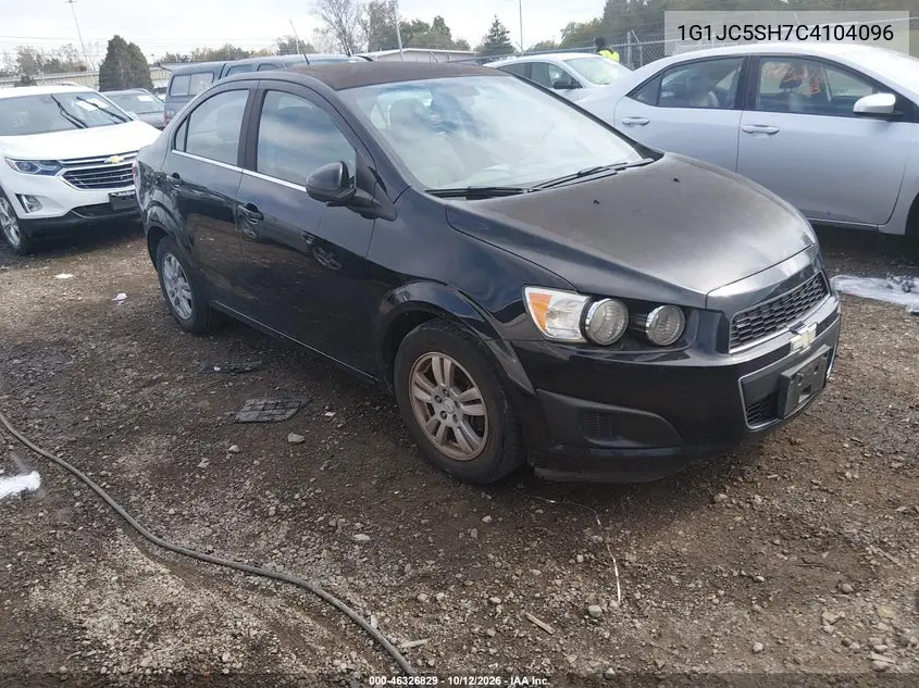 2012 Chevrolet Sonic 2Lt VIN 1G1JC5SH7C4104096 фото 2