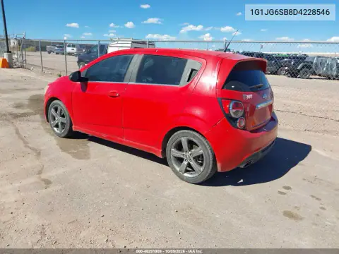 2013 Chevrolet Sonic Rs Auto VIN 1G1JG6SB8D4228546 фото 4