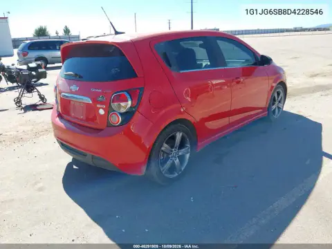 2013 Chevrolet Sonic Rs Auto VIN 1G1JG6SB8D4228546 фото 5