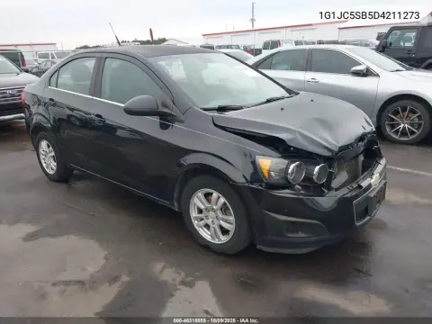 1G1JC5SB5D4211273 — 2013 Chevrolet Sonic, Передняя часть, фото до ремонта