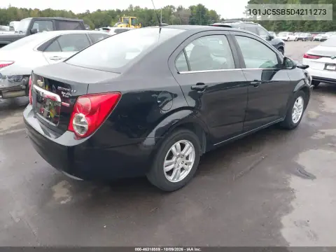 2013 Chevrolet Sonic Lt Auto VIN 1G1JC5SB5D4211273 фото 5