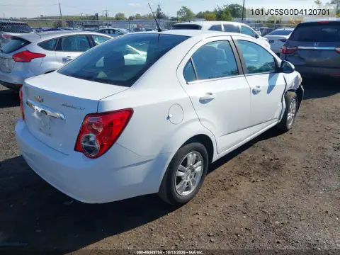 1G1JC5SG0D4120701 — 2013 Chevrolet Sonic, фото 5 с аукциона IAAI, Передняя часть