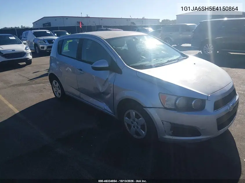 1G1JA6SH5E4150864 — 2014 Chevrolet Sonic, фото 2 с аукциона IAAI, Боковая часть