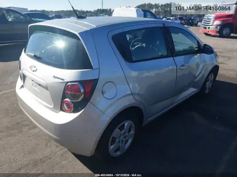 1G1JA6SH5E4150864 — 2014 Chevrolet Sonic, фото 5 с аукциона IAAI, Боковая часть