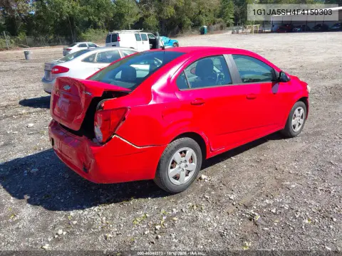 1G1JA5SH4F4150303 — 2015 Chevrolet Sonic, Передняя часть, фото до ремонта