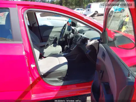 2015 Chevrolet Sonic Ls Auto VIN 1G1JA5SH4F4150303 фото 6