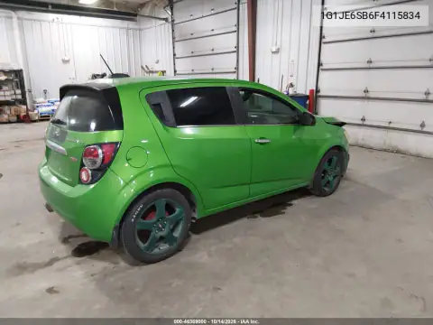 1G1JE6SB6F4115834 — 2015 Chevrolet Sonic, фото 5 с аукциона IAAI, Передняя часть