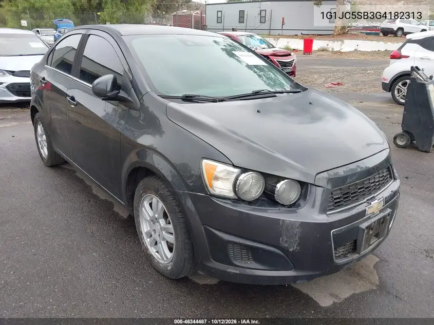 2016 Chevrolet Sonic Lt Auto VIN 1G1JC5SB3G4182313 фото 1
