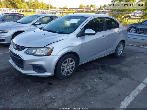2017 Chevrolet Sonic Ls Auto VIN 1G1JB5SH2H4155984 фото 3