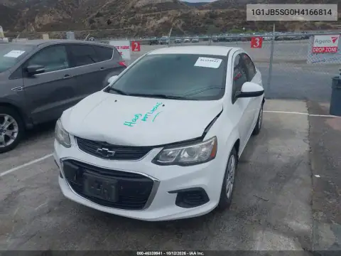 2017 Chevrolet Sonic Ls Auto VIN 1G1JB5SG0H4166814 фото 3
