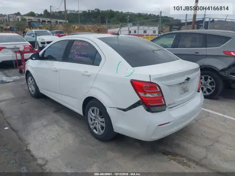 2017 Chevrolet Sonic Ls Auto VIN 1G1JB5SG0H4166814 фото 4