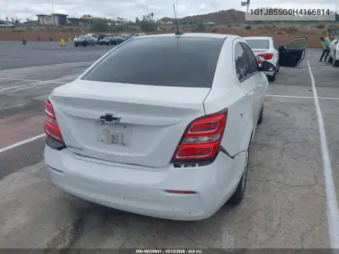 2017 Chevrolet Sonic Ls Auto VIN 1G1JB5SG0H4166814 фото 5