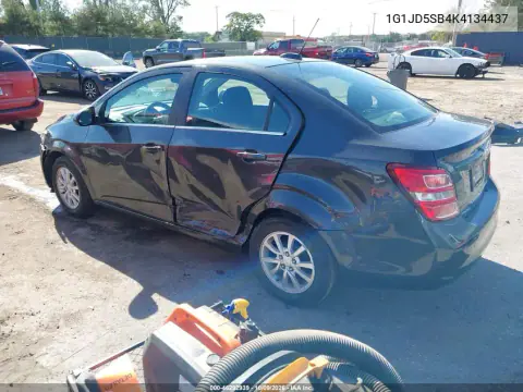 2019 Chevrolet Sonic Lt Auto VIN 1G1JD5SB4K4134437 фото 3