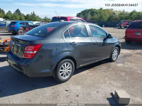 2019 Chevrolet Sonic Lt Auto VIN 1G1JD5SB4K4134437 фото 4