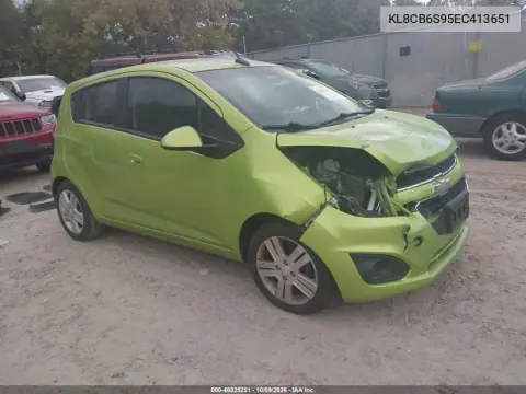 KL8CB6S95EC413651 — 2014 Chevrolet Spark, Передняя часть, фото до ремонта
