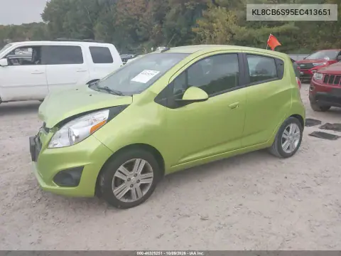 2014 Chevrolet Spark Ls Auto VIN KL8CB6S95EC413651 фото 3