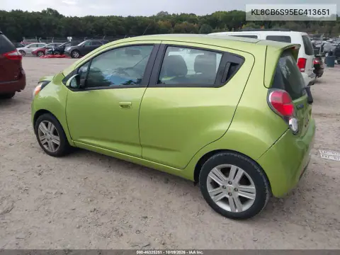 2014 Chevrolet Spark Ls Auto VIN KL8CB6S95EC413651 фото 4