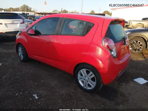 2014 Chevrolet Spark 1Lt Auto VIN KL8CD6S98EC466547 фото 4