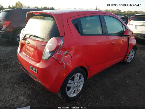2014 Chevrolet Spark 1Lt Auto VIN KL8CD6S98EC466547 фото 5