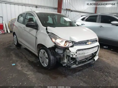 2017 Chevrolet Spark Ls Cvt VIN KL8CB6SA3HC831964 фото 2