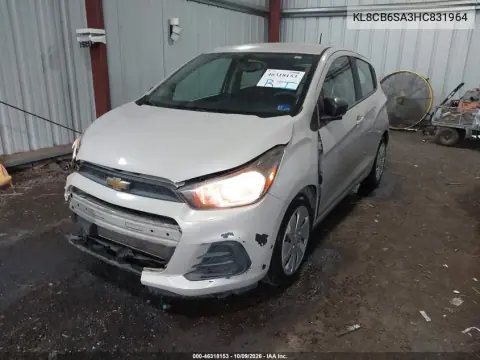 2017 Chevrolet Spark Ls Cvt VIN KL8CB6SA3HC831964 фото 3