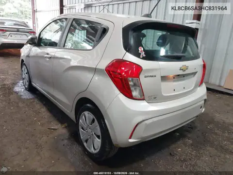 2017 Chevrolet Spark Ls Cvt VIN KL8CB6SA3HC831964 фото 4