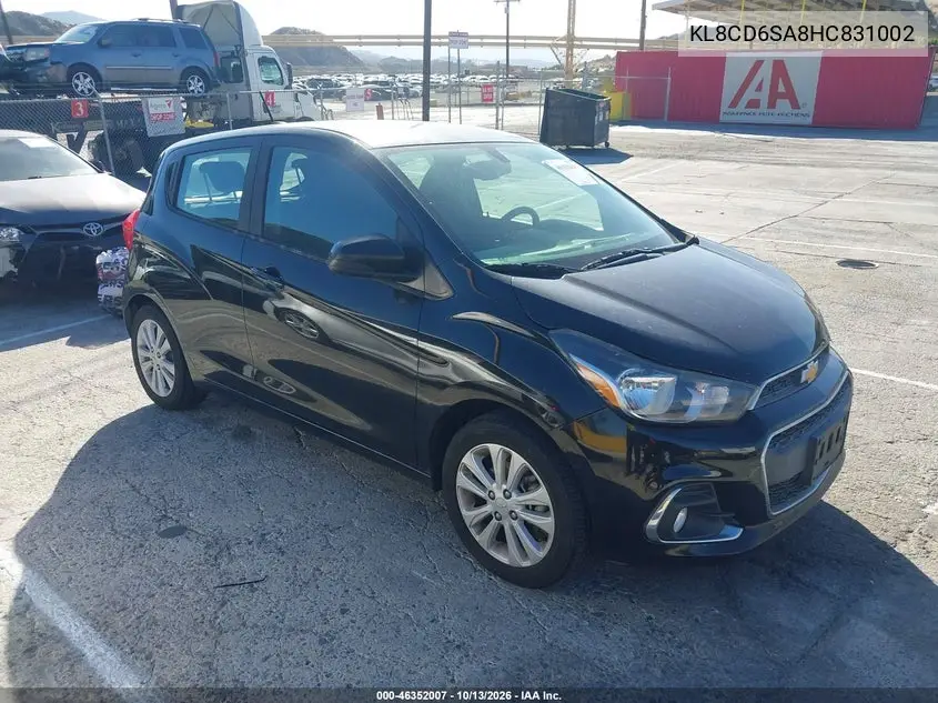 KL8CD6SA8HC831002 — 2017 Chevrolet Spark, фото 2 с аукциона IAAI, Боковая часть