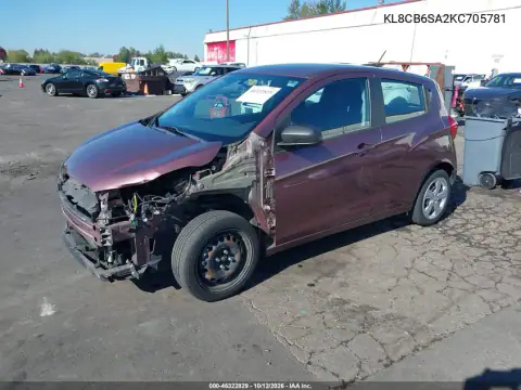 2019 Chevrolet Spark Ls Cvt VIN KL8CB6SA2KC705781 фото 3