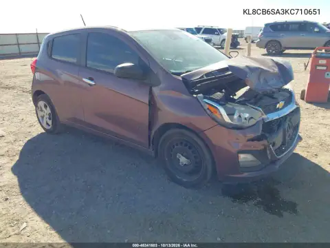 KL8CB6SA3KC710651 — 2019 Chevrolet Spark, Передняя часть, фото до ремонта