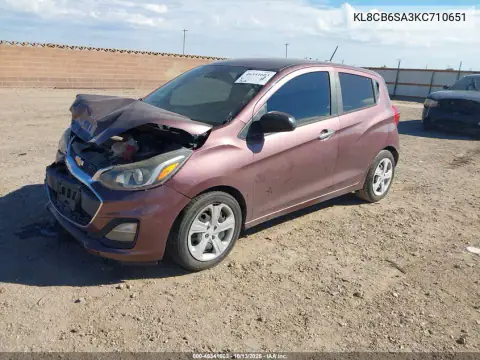 KL8CB6SA3KC710651 — 2019 Chevrolet Spark, фото 2 с аукциона IAAI, Передняя часть