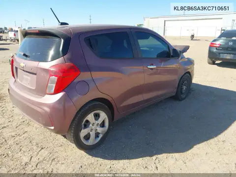 KL8CB6SA3KC710651 — 2019 Chevrolet Spark, фото 4 с аукциона IAAI, Передняя часть