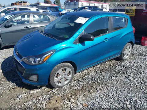 2020 Chevrolet Spark Fwd Ls Automatic VIN KL8CB6SA1LC478052 фото 3