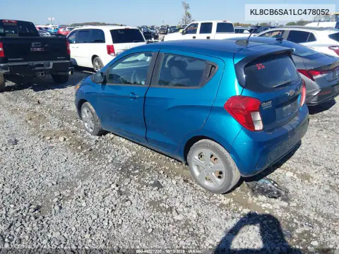 2020 Chevrolet Spark Fwd Ls Automatic VIN KL8CB6SA1LC478052 фото 4