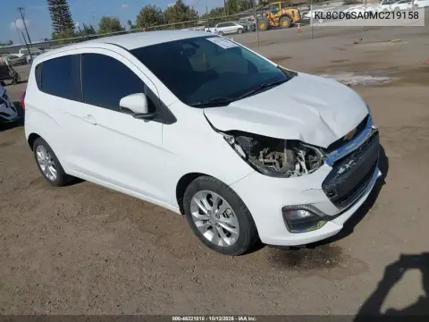 KL8CD6SA0MC219158 — 2021 Chevrolet Spark, Передняя часть, фото до ремонта