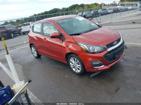 KL8CD6SA4NC033978 — 2022 Chevrolet Spark, Сзади слева, фото до ремонта