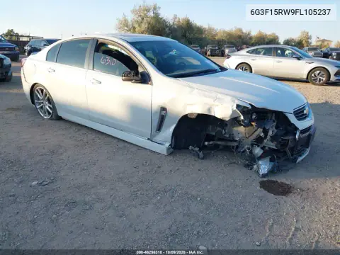 2015 Chevrolet Ss VIN 6G3F15RW9FL105237 фото 1